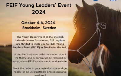 Save-the-date – FEIF Young Leaders’ Event 2024