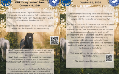 6th FEIF Young Leaders’ Event in Stockholm